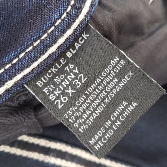 Buckle Black Fit 76 Skinny 26x32 NWT - Picture 5 of 11